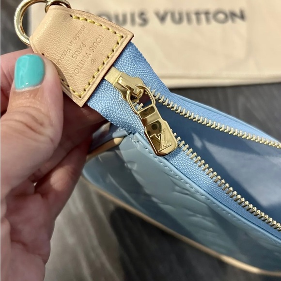 RARE: NWT Louis Vuitton Mini Pochette Accessoires Valentine Lollipop Blue - Picture 13 of 14